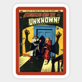 Haunted House Comic Cover Sticker